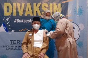 Capaian Vaksinasi Covid-19 di Lampung Utara Baru 38 Persen