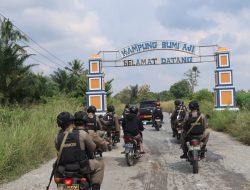 Antisipasi Begal-Perampok-Curanmor Jelang Lebaran, Tim Gabungan Senjata Lengkap Gelar Patroli di Lamteng