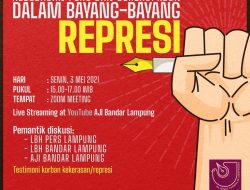 Hari Pers Sedunia, AJI Bandarlampung Gelar Diskusi “Dalam Bayang-bayang Represi”