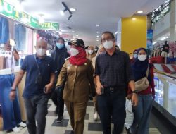 Walikota Bandarlampung Sidak di Pasar Modern