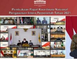 Gubernur Lampung Arinal Djunaidi Ikuti Rakornas Pengawasan Intern Pemerintah 2021 Bersama Jokowi