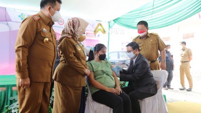 Gubenur Lampung Buka Pencanangan Vaksinasi Covid-19 untuk Ibu Hamil