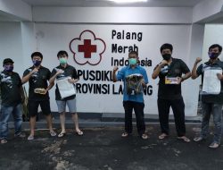 Dibantu Alkes, Ketua PMI Lampung Sampaikan Terima Kasih kepada Kaum Muda Milenial