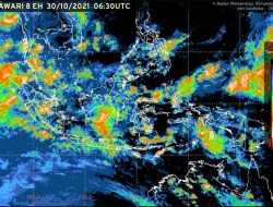 Hari Ini Sebagian Besar Wilayah Indonesia Diprakirakan Terjadi Hujan-Angin Kencang Disertai Kilat-Petir