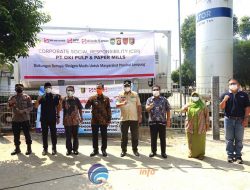 CSR, Bupati Lamteng Hadiri Penyerahan Bantuan Oksigen