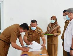 Bupati Lamteng Pimpin Sertijab Direktur RSUD Demang Sepulau Raya