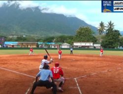 Tim Softball Putra Lampung Raih Emas PON XX Papua