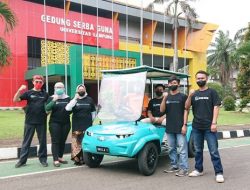 Universitas Lampung Resmikan Mobil Listrik