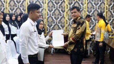 Bupati Lampung Tengah Serahkan 69 SK P3K Bidang Kesehatan