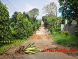 Sebulan Jalan Pertiwi Ditutup, Ini Penjelasan Plt Kadis PU Bandarlampung
