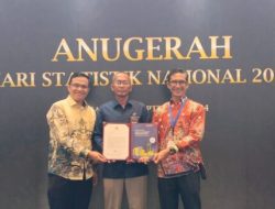 Anugerah Hari Statistik Nasional 2024, Pemkab Lamteng Raih Predikat Baik