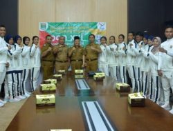 Pj Sekda Lamteng Lepas Atlet ke PON Aceh-Sumut