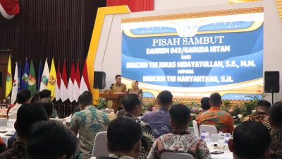 Wakil Bupati Lampung Tengah Hadiri Pisah Sambut Danrem 043/Garuda Hitam