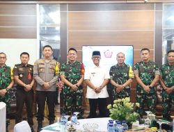 Bupati Lampung Tengah Terima Kunjungan Tim Wasev TMMD