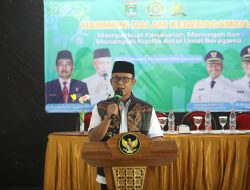 Bupati Hadiri Dialog Moderasi Beragama Bersama FKUB Lampung Tengah