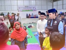 Bupati Lamsel Tinjau Banjir di Jatiagung
